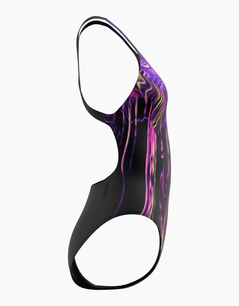 Speedo Womens/Ladies Placement Printed Powerback One Piece Swimsuit