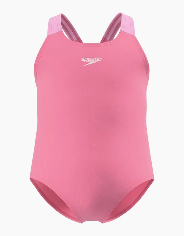 Speedo Girls Medalist One Piece Swimsuit