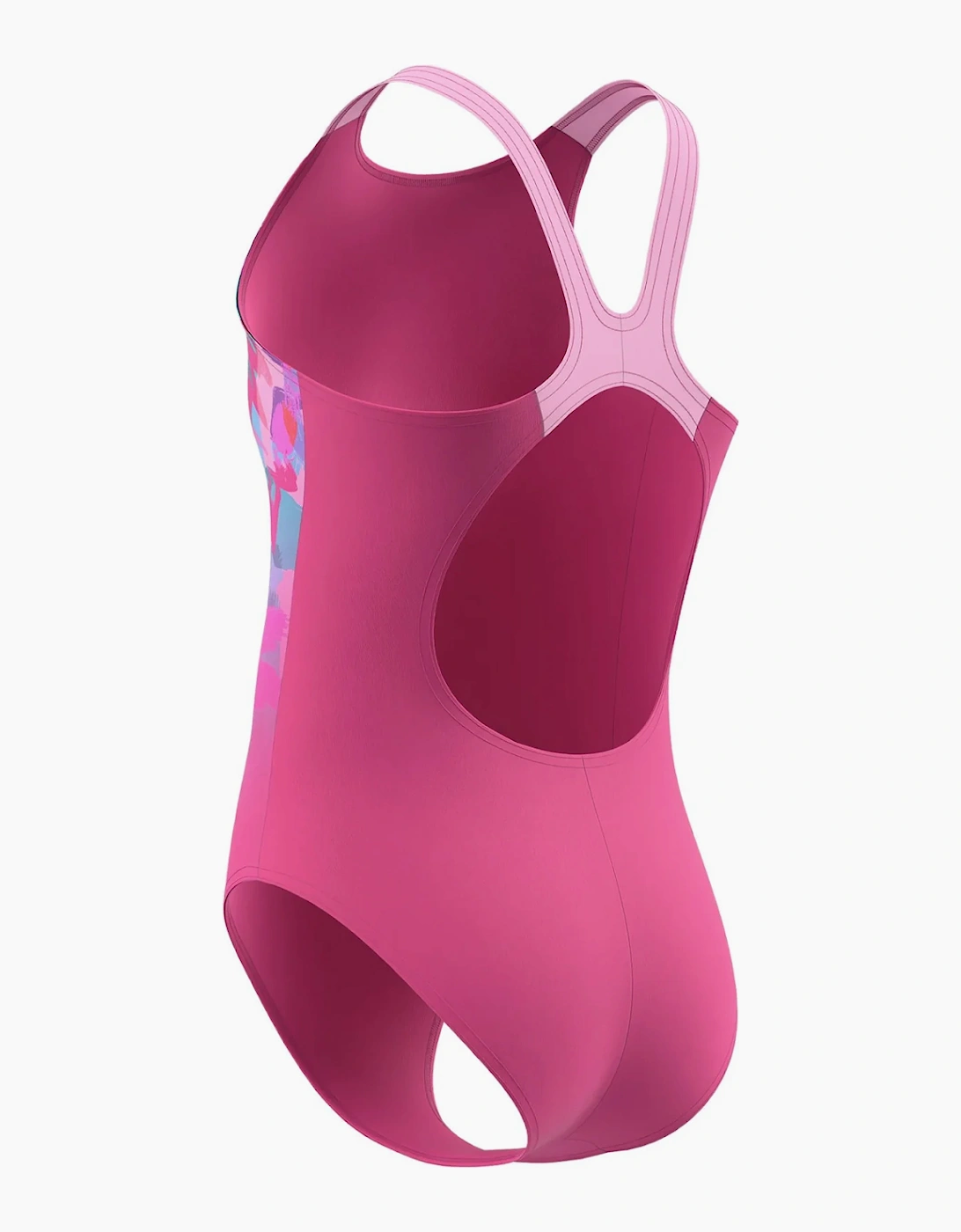 Speedo Girls Pulseback Printed One Piece Swimsuit