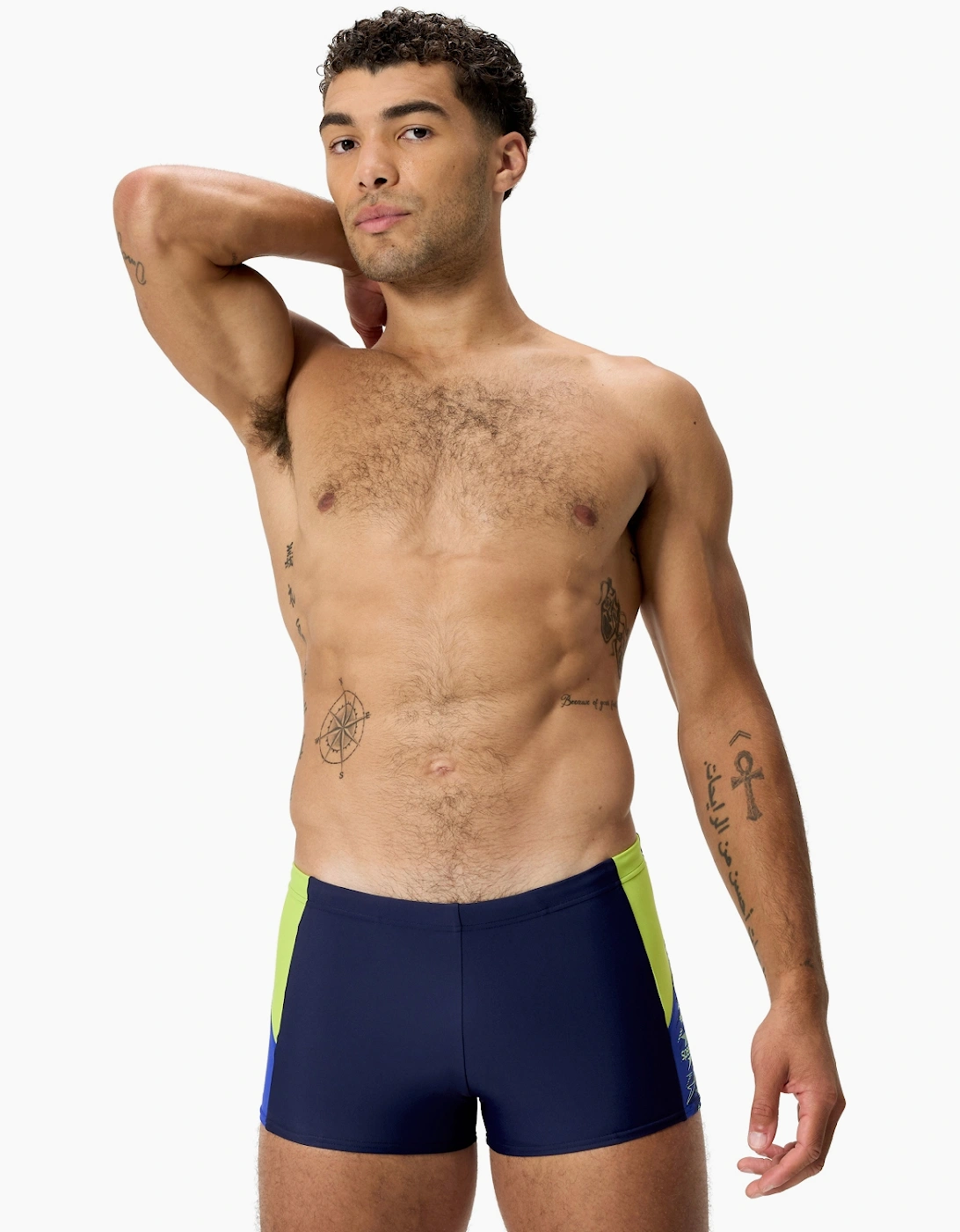 Speedo Mens Dive Two Tone Side Panels Swim Shorts