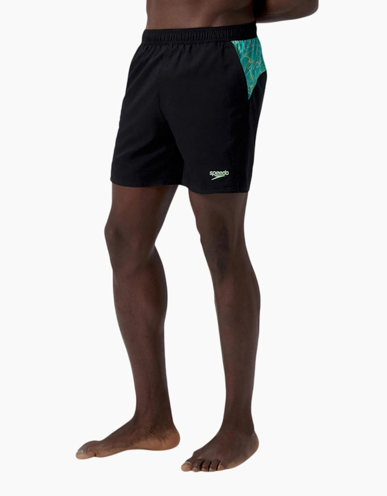 Speedo Mens Xpress Lite Panel Logo Swim Shorts