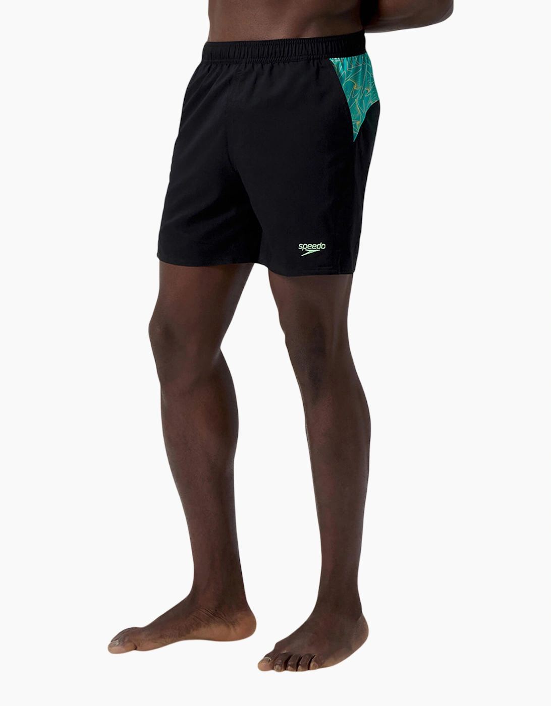 Speedo Mens Xpress Lite Panel Logo Swim Shorts