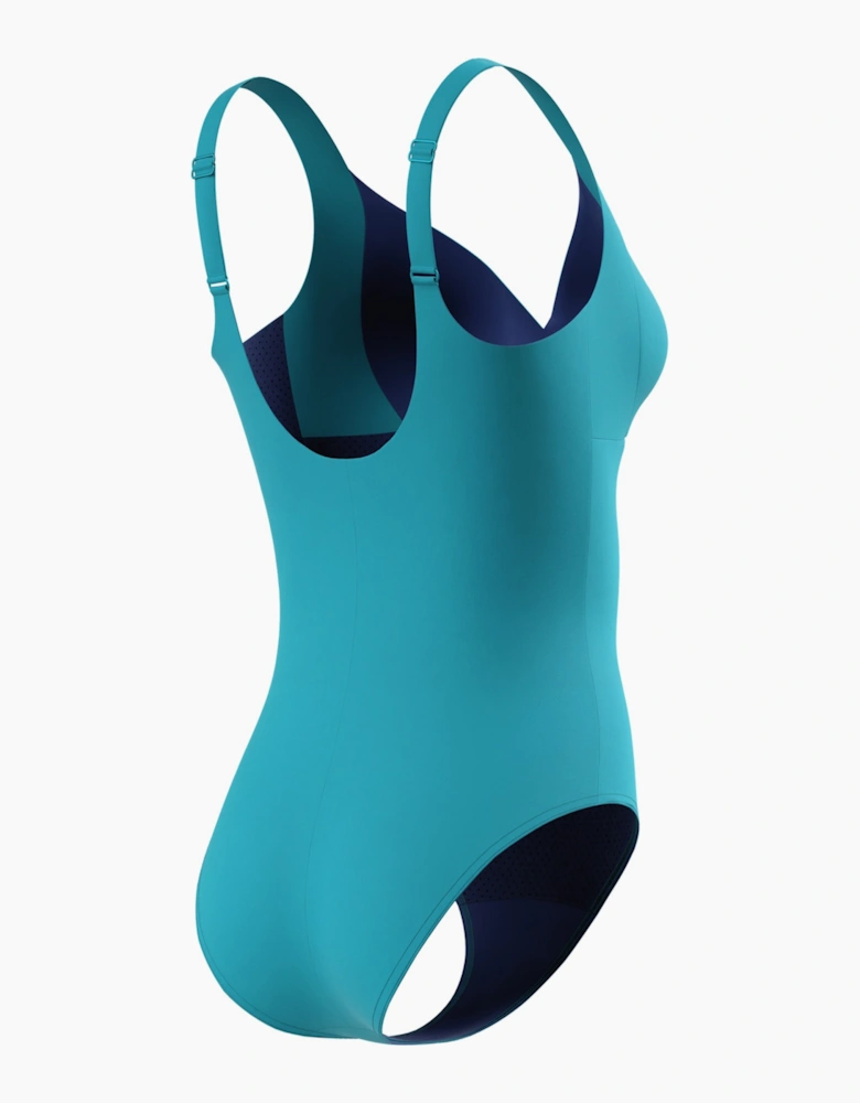 Speedo Womens/Ladies Solid One Piece Swimsuit
