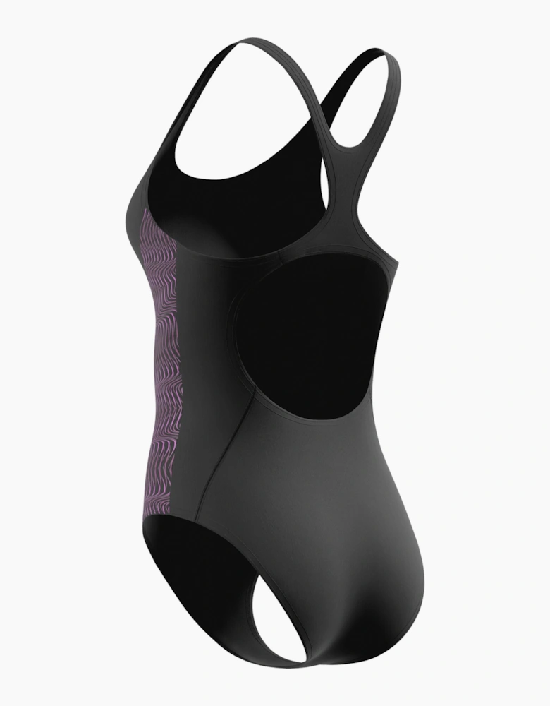 Speedo Womens/Ladies Placement Muscleback One Piece Swimsuit