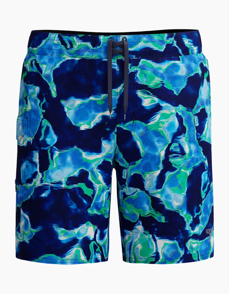 Speedo Mens Lookout Graphic Print Boardshorts