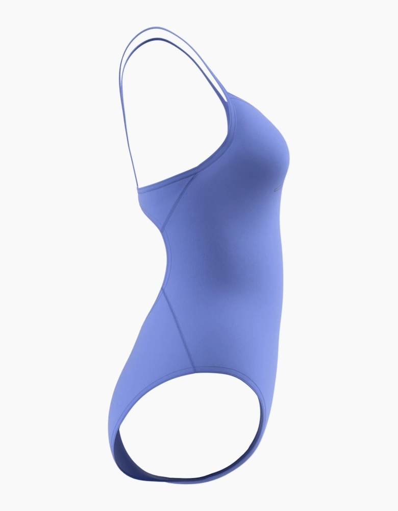 Speedo Womens/Ladies Logo Endurance+ Thin Strap One Piece Swimsuit