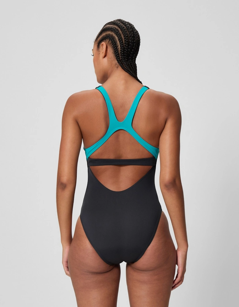 Speedo Womens/Ladies Flex Waistband One Piece Swimsuit