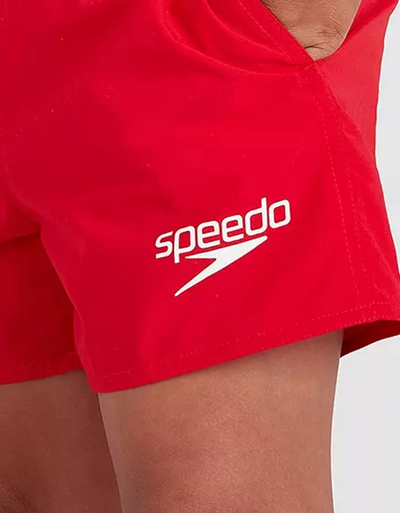 Speedo Boys Essentials Endurance+ Max Stacked Logo Swim Shorts