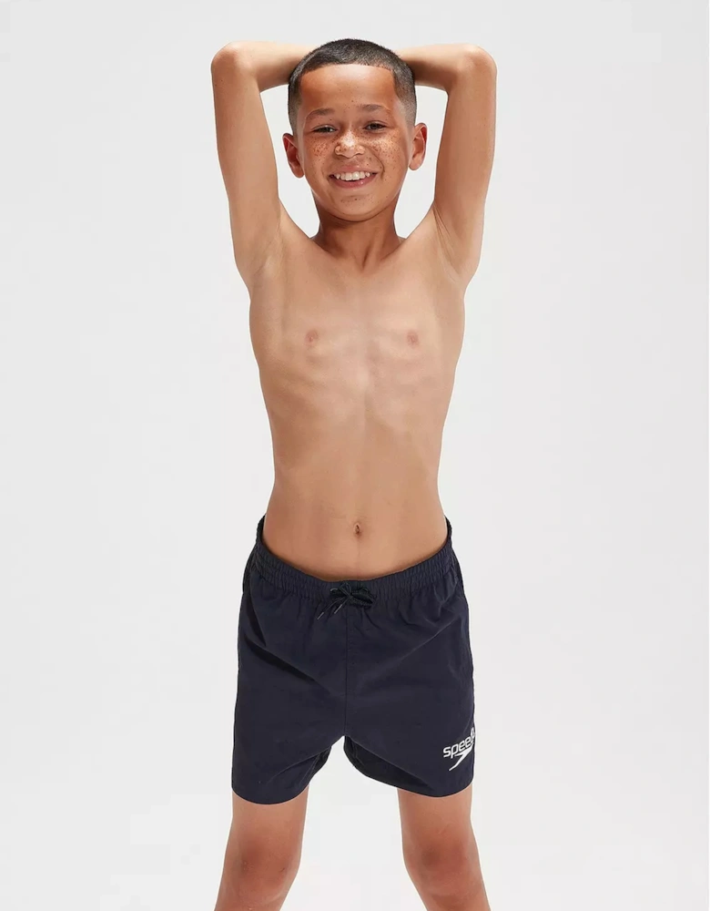 Speedo Boys Essentials Endurance+ Max Stacked Logo Swim Shorts