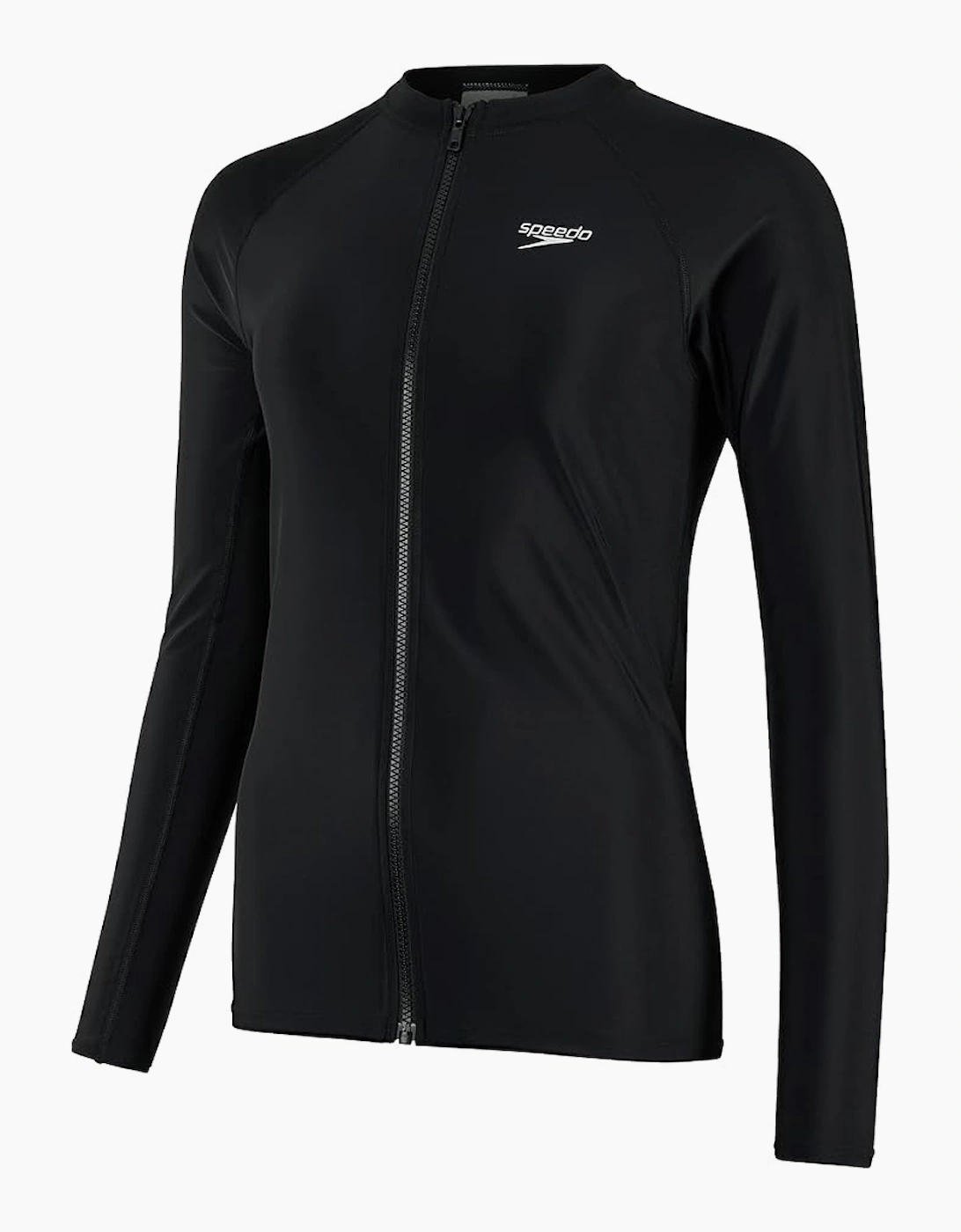 Speedo Womens/Ladies Zipped Long-Sleeved Rash Guard