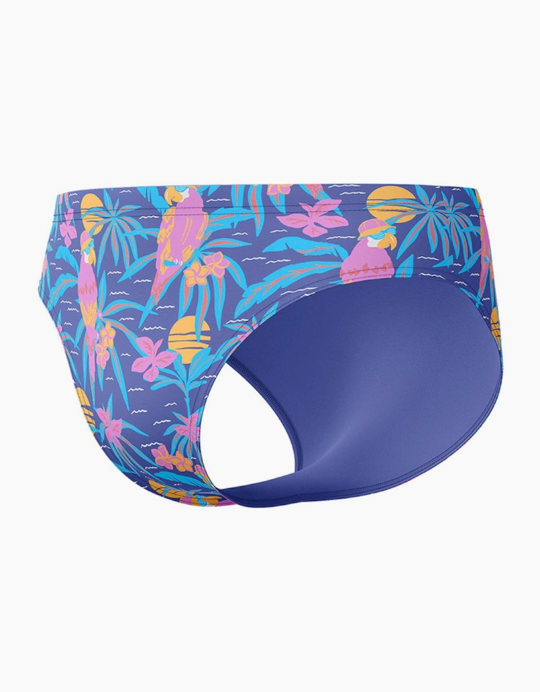 Speedo Mens All-Over Print Swim Briefs