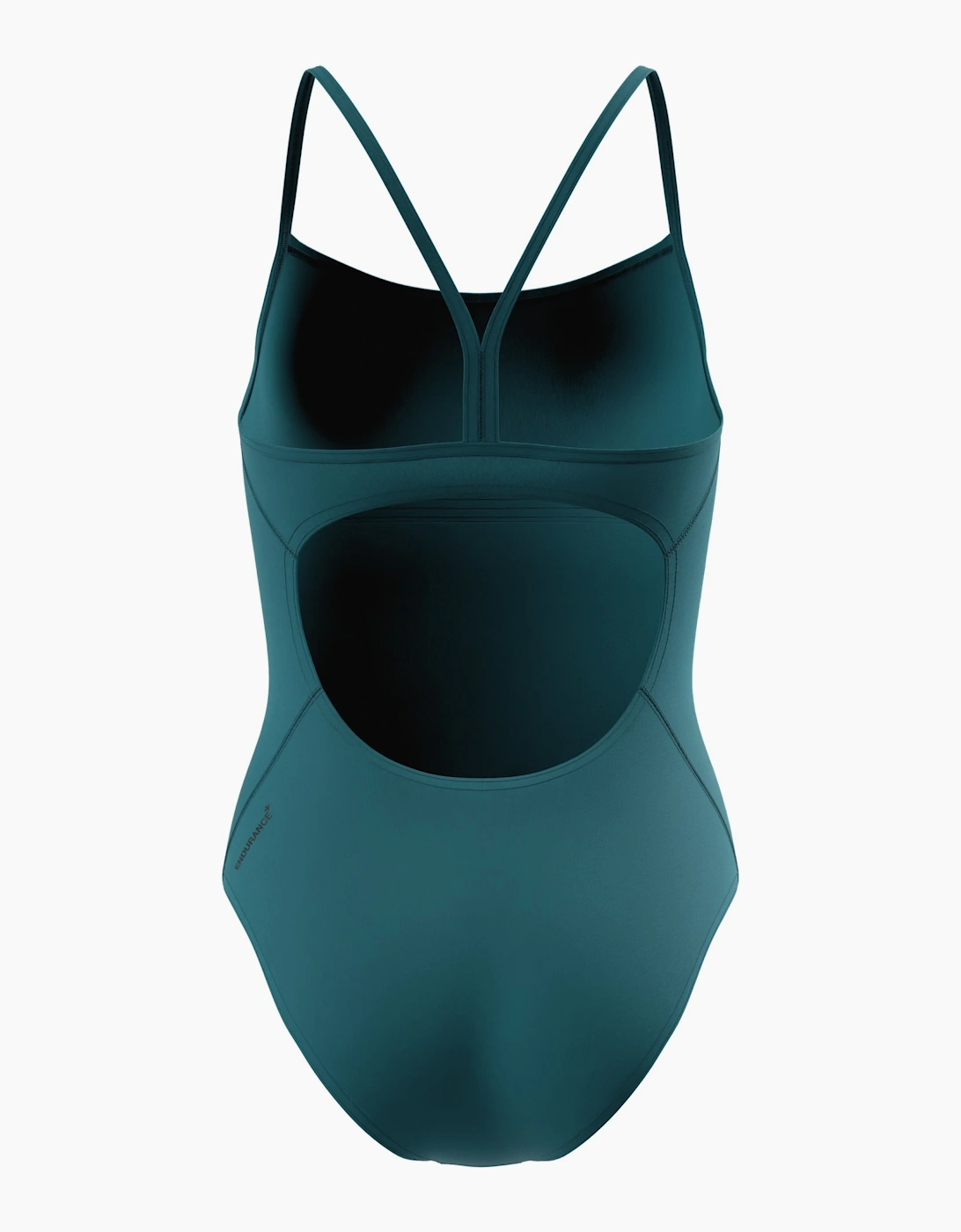 Speedo Womens/Ladies Logo Endurance+ Thin Strap One Piece Swimsuit