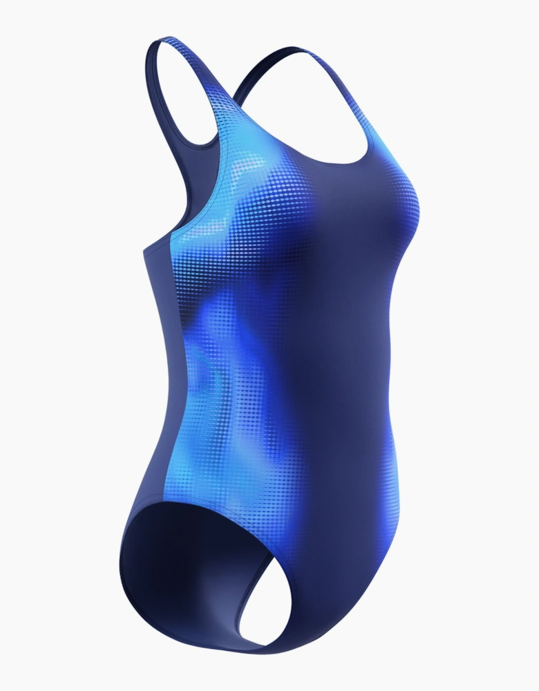 Speedo Womens/Ladies Medalist Printed One Piece Swimsuit