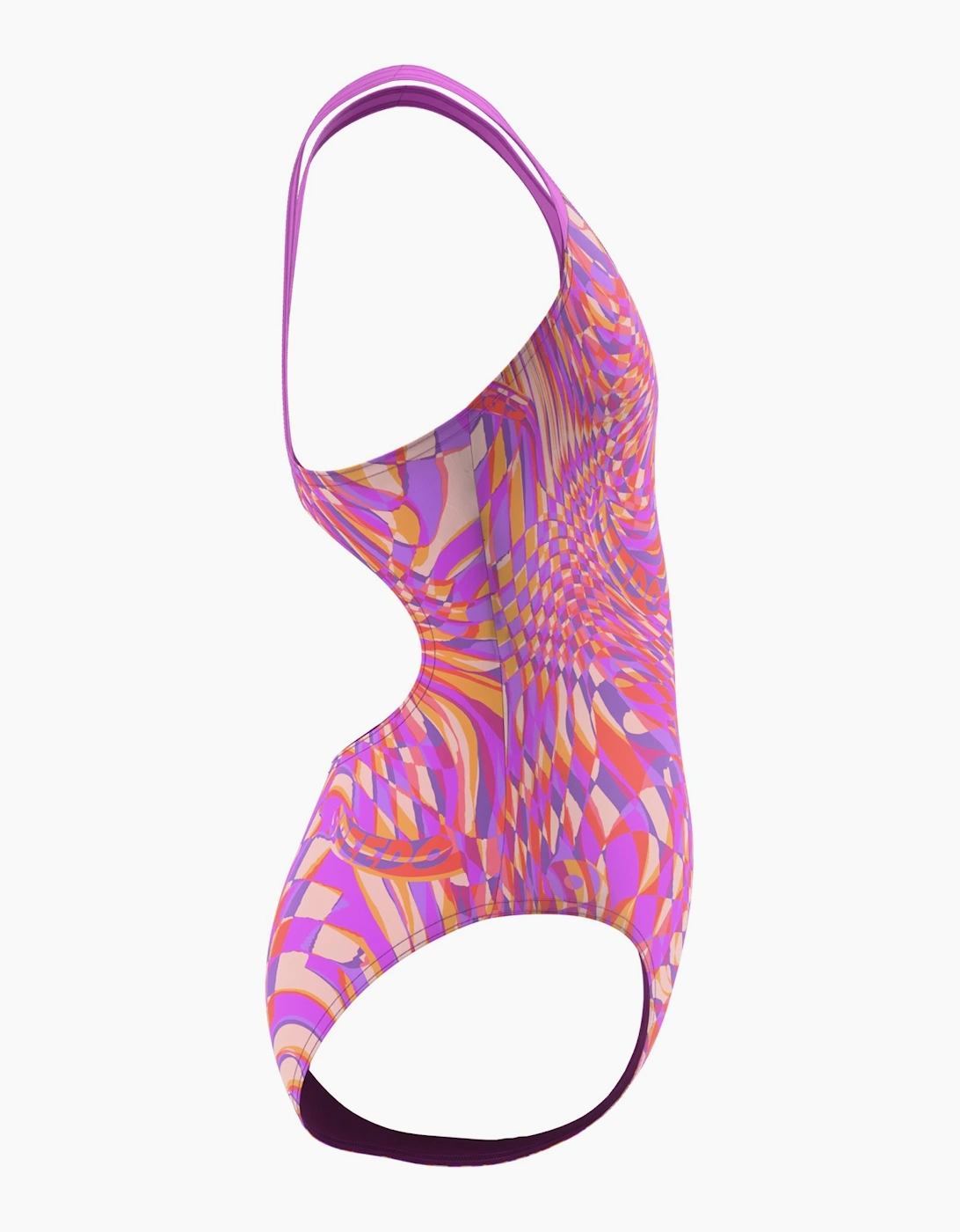 Speedo Girls Psychedelic Splashback One Piece Swimsuit