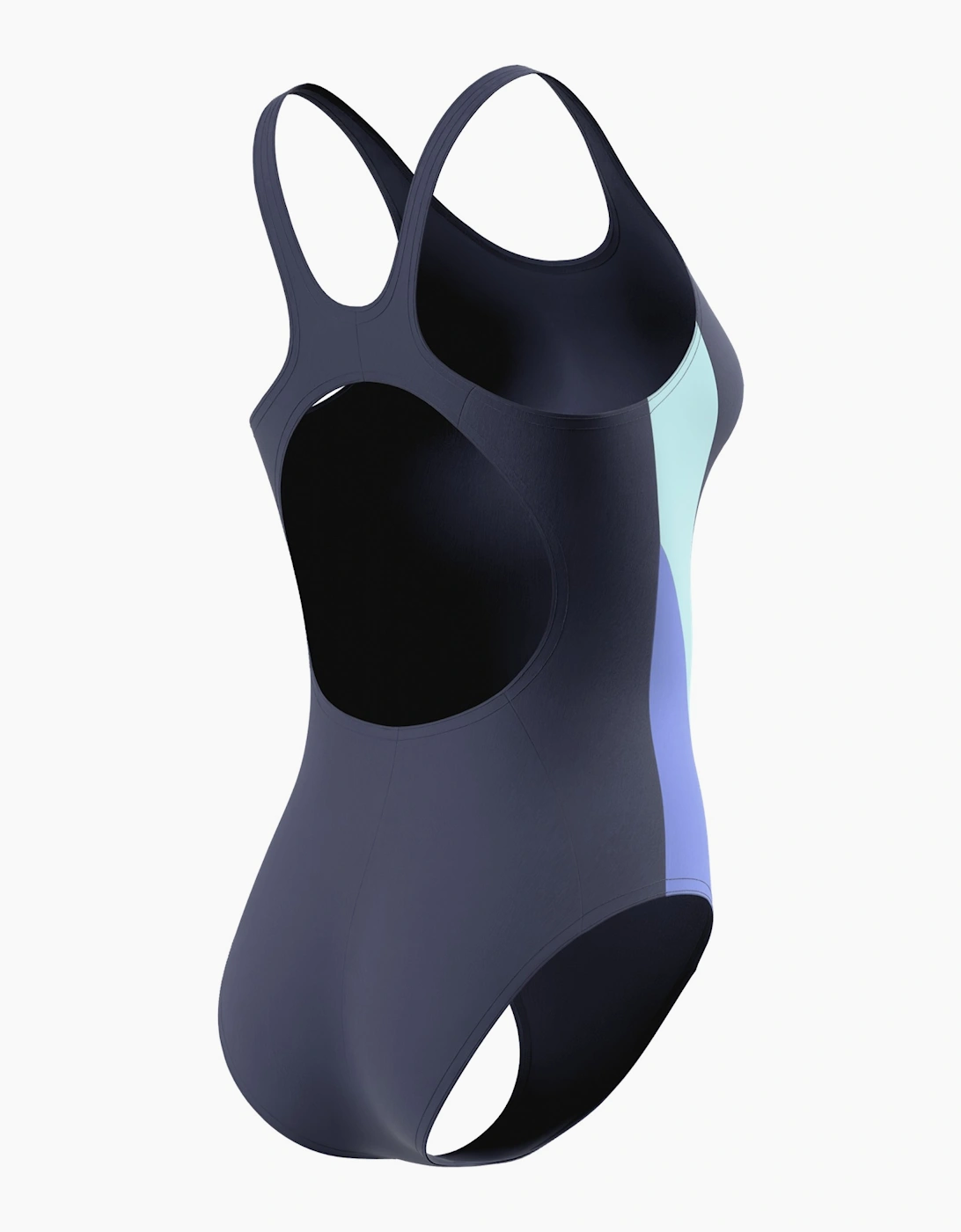 Speedo Womens/Ladies Splice 2.0 Colour Block One Piece Swimsuit