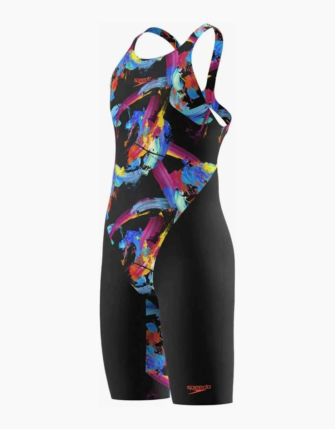 Speedo Girls Fastskin Colour Gradient Open Back One Piece Swimsuit