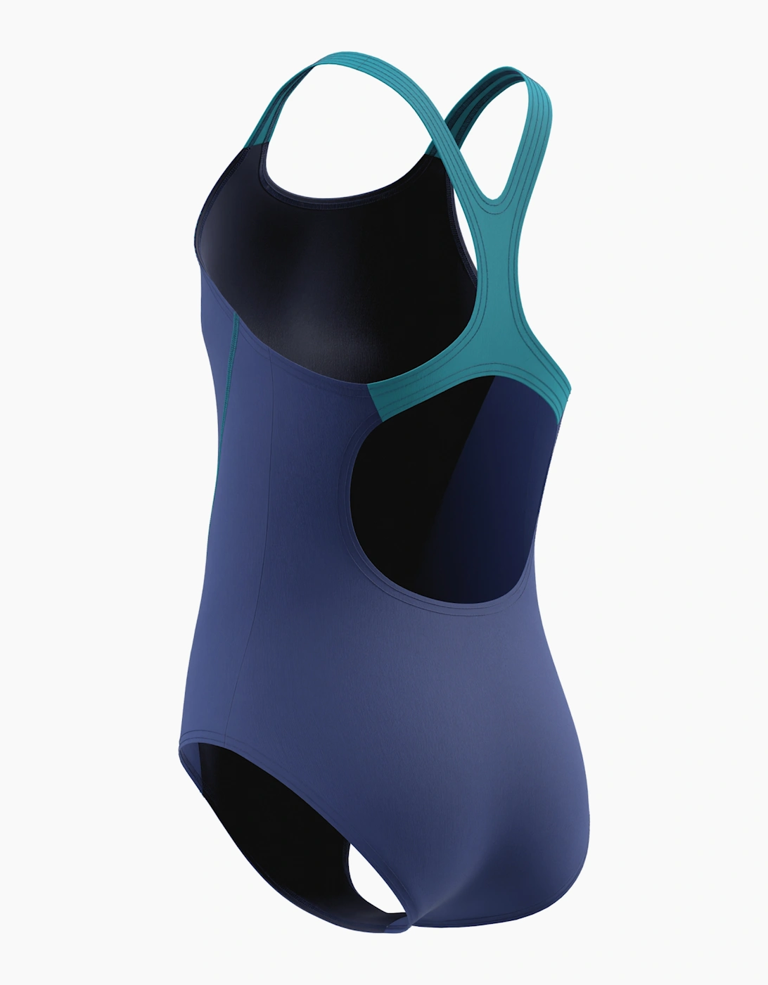 Speedo Girls Medley Stitched Panel One Piece Swimsuit