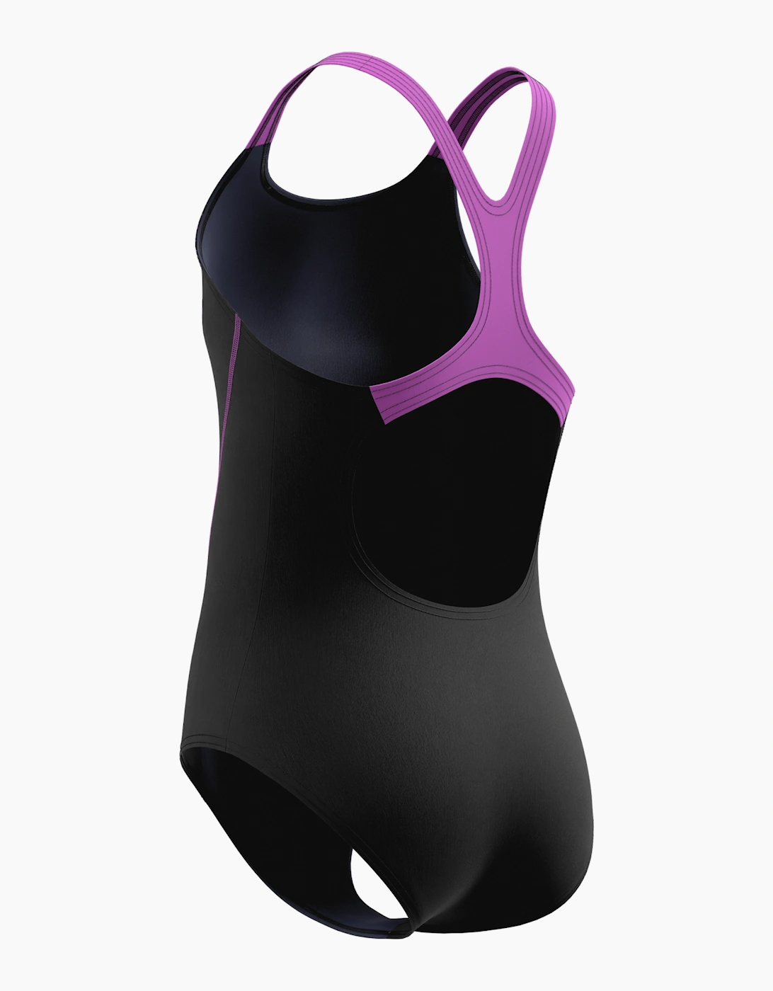 Speedo Girls Medley Stitched Panel One Piece Swimsuit