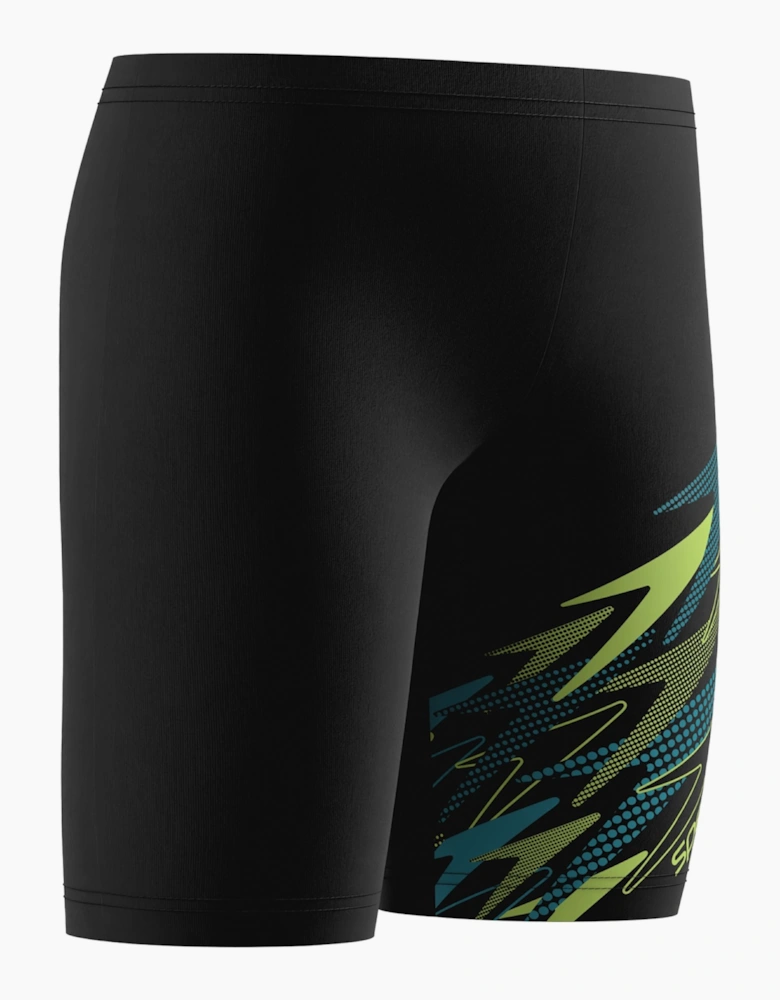 Speedo Boys Medley Repeat Logo Eco EnduraFlex Jammer Shorts