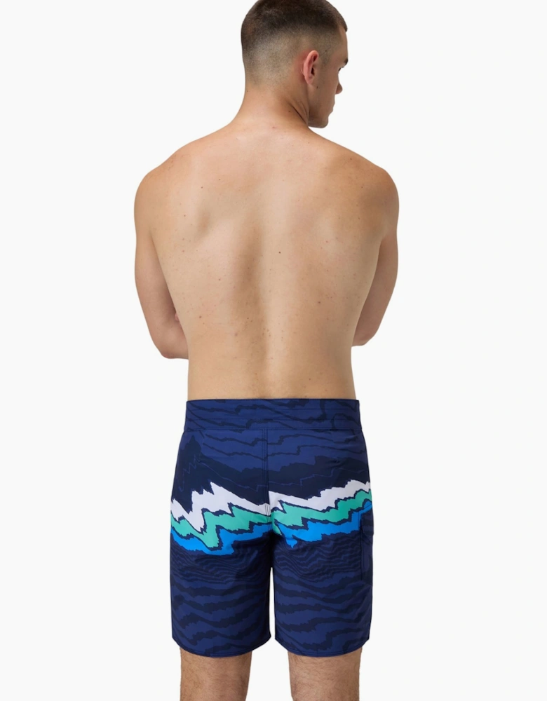 Speedo Mens Lookout Wave Pattern Swim Shorts