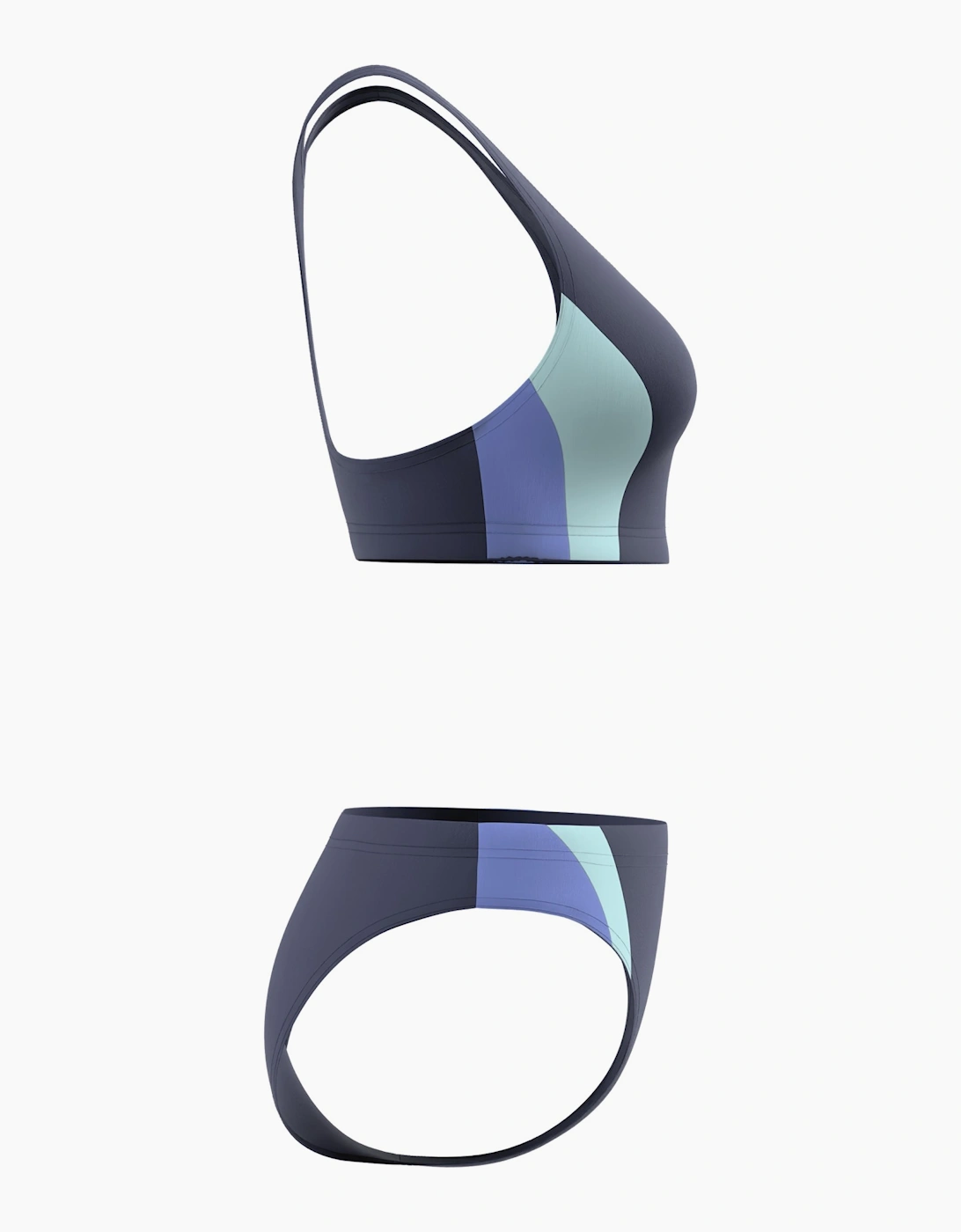 Speedo Womens/Ladies Splice 2.0 Colour Block Two-Piece Swimsuit