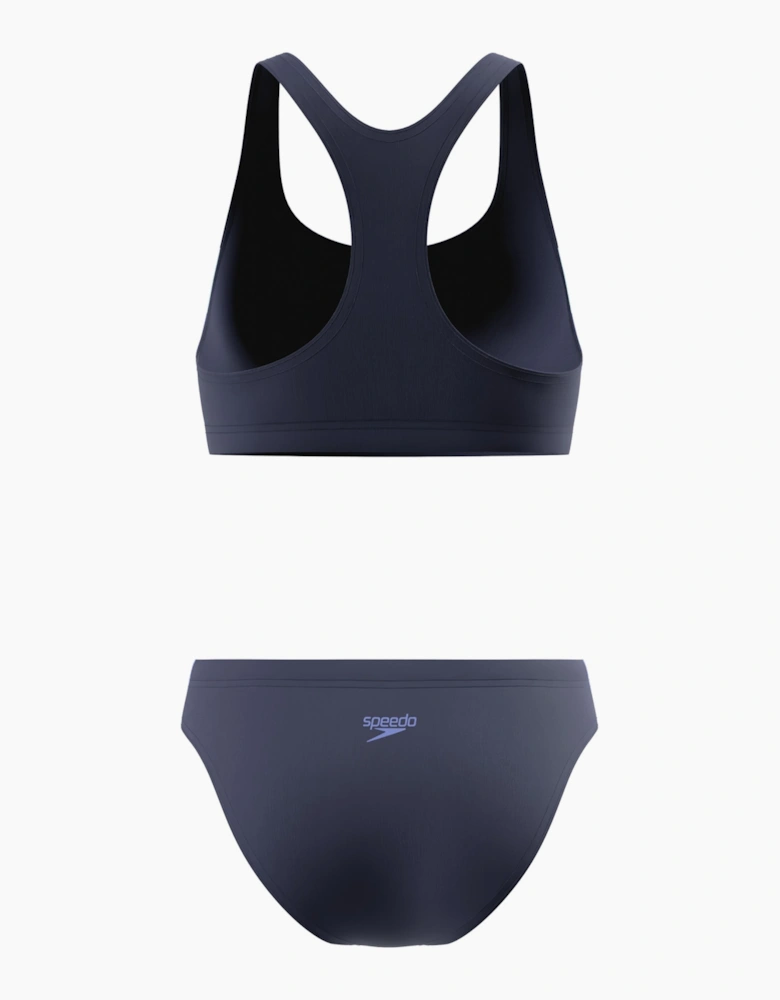 Speedo Womens/Ladies Splice 2.0 Colour Block Two-Piece Swimsuit