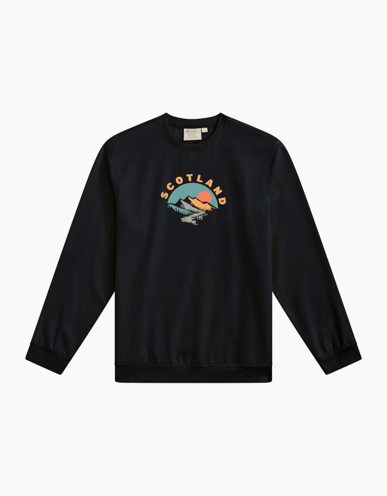 Mountain Warehouse Mens Scotland Graphic Crew Neck Sweatshirt