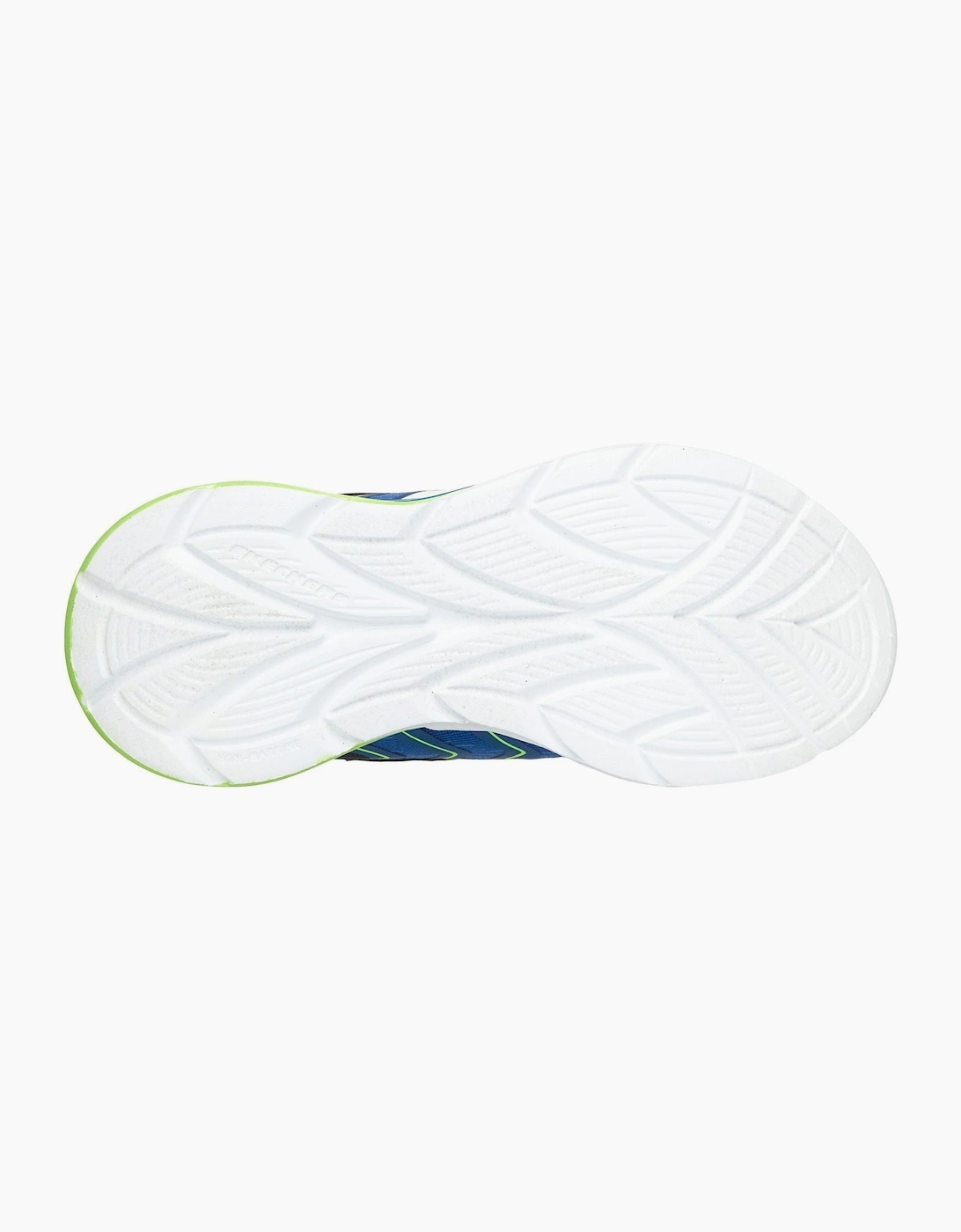 Skechers Flex-Glow Ultra Prism-Pacer Boy's Black & Blue/Lime Trainers