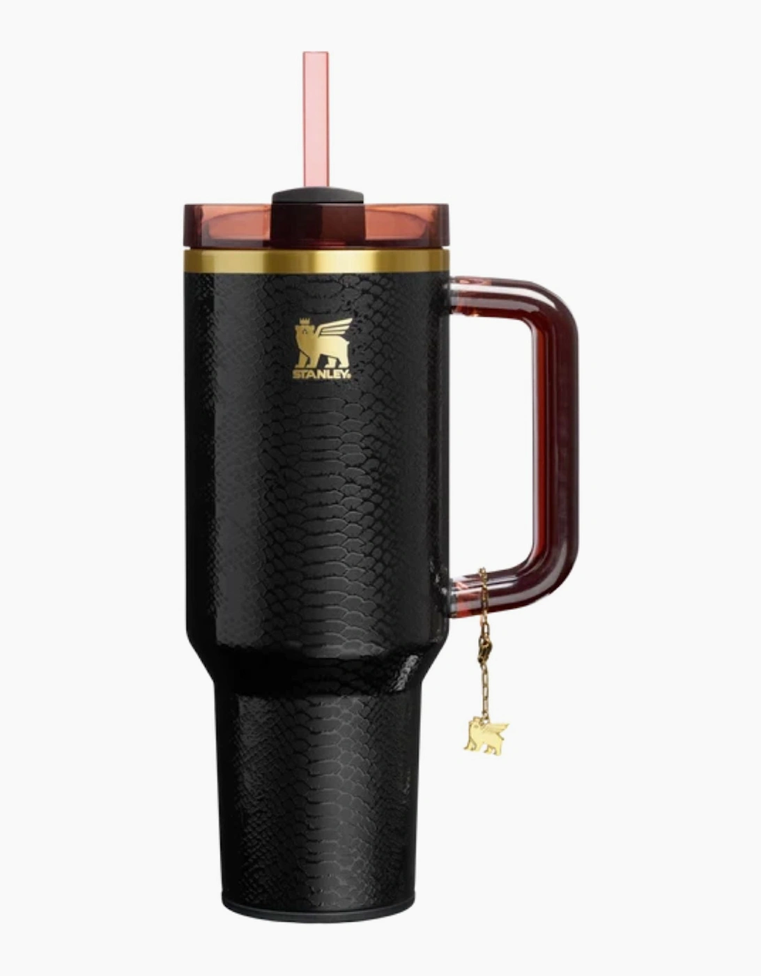 Stanley Quencher H2.0 Luxe Flowstate Water Bottle - Black Snakeskin - 1.18L