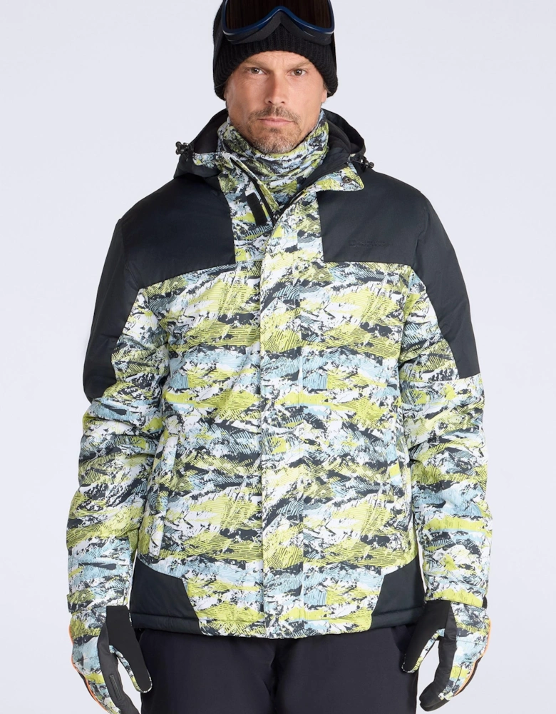 Mountain Warehouse Mens Shadow II Printed Ski Jacket