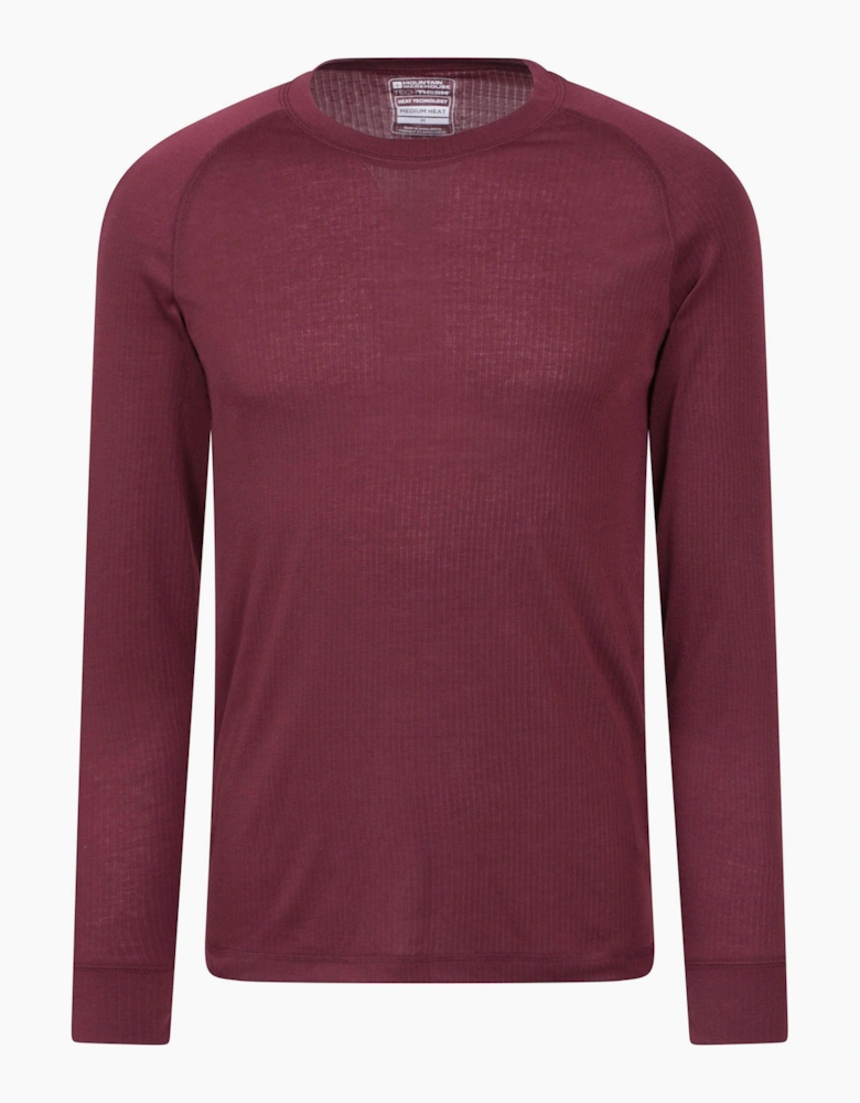 Mountain Warehouse Mens Talus Round Neck Long-Sleeved Thermal Top