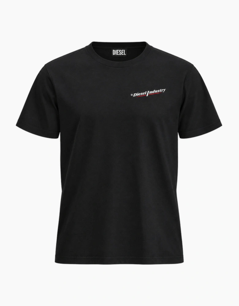 Diesel T-Just Small Ind Off Black Men's T-Shirt