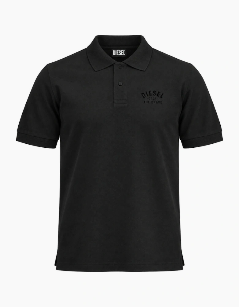 Diesel T-Smith 260105 Off Black Men's Polo Shirt