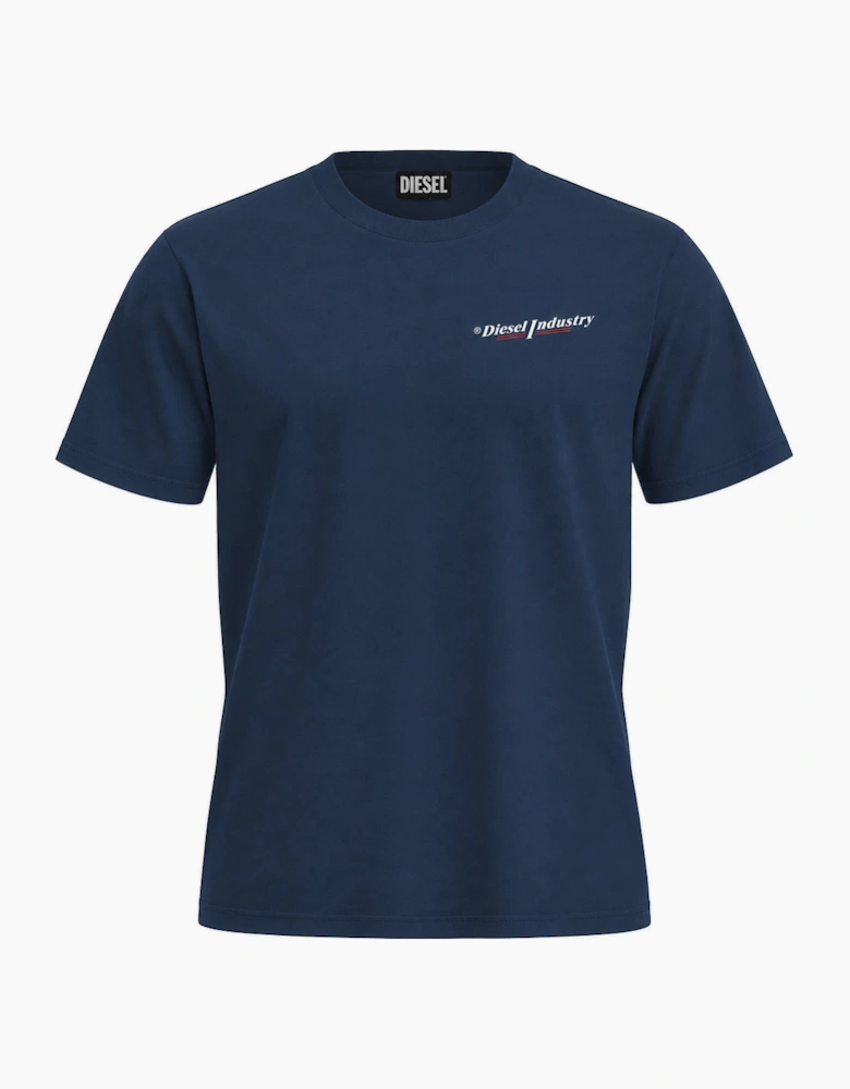 Diesel T-Just Small Ind Off Navy Blue Men's T-Shirt