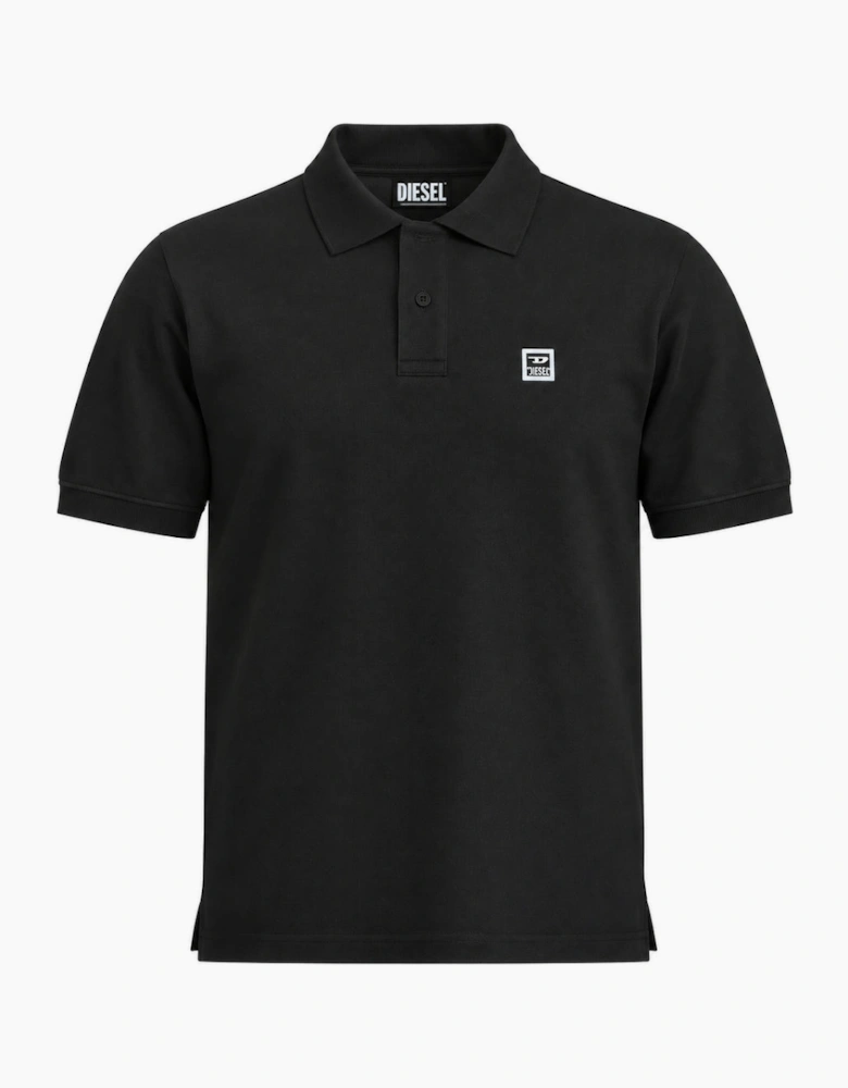 Diesel T-Smith 250104 Off Black Men's Polo Shirt