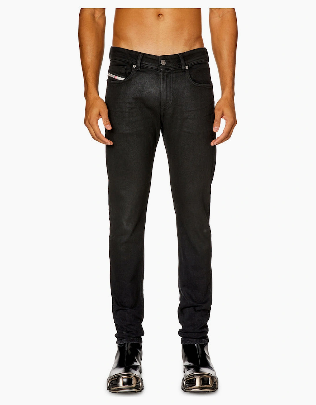 Diesel 1979 Sleenker 09H94 Black Jeans Mens