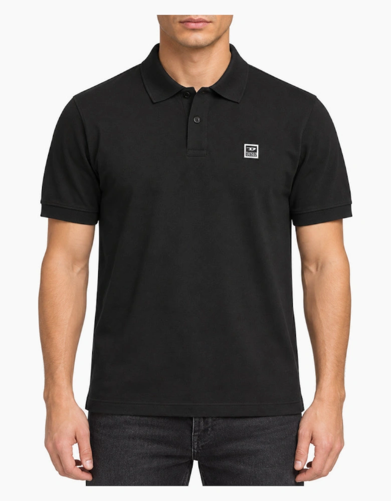 Diesel T-Smith 250104 Off Black Men's Polo Shirt