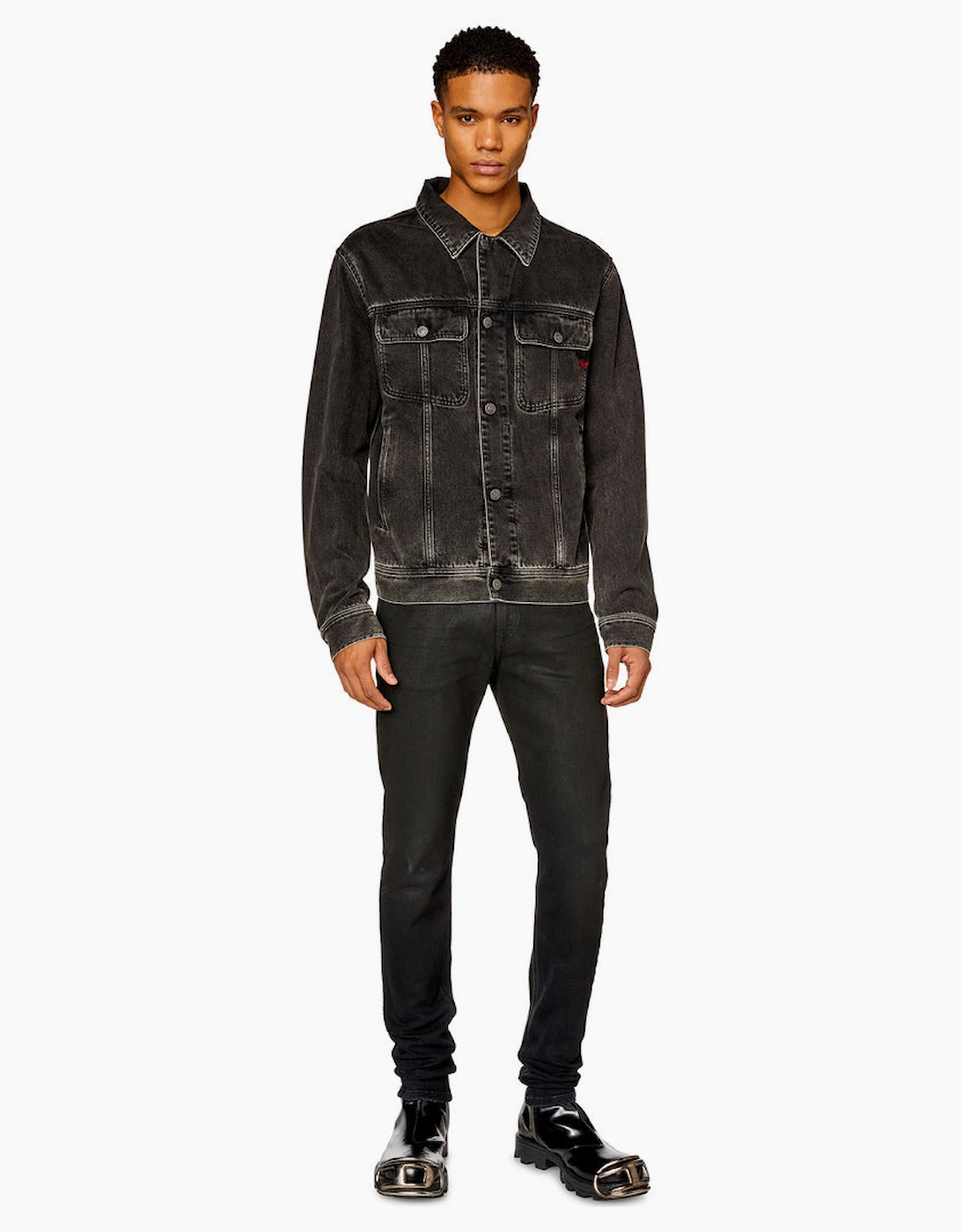 Diesel 1979 Sleenker 09H94 Black Jeans Mens