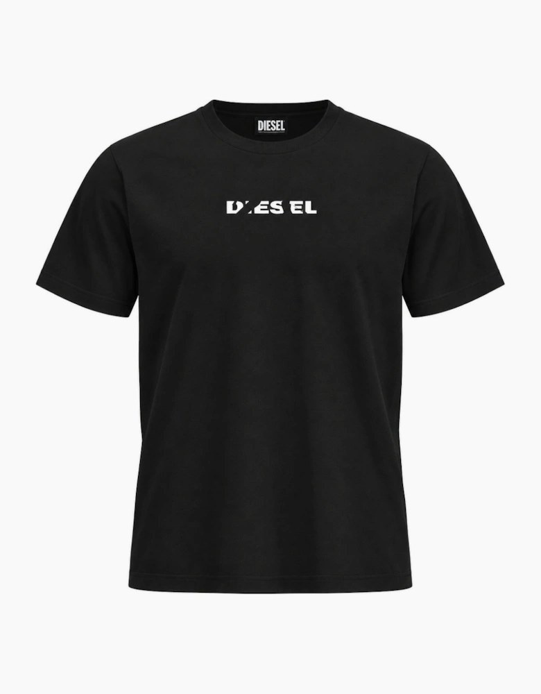 Diesel T-Just 250231 Off Black Men's T-Shirt