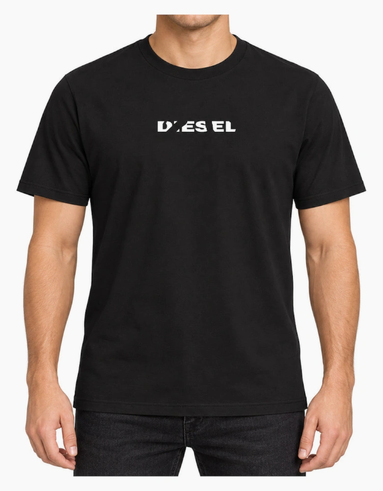 Diesel T-Just 250231 Off Black Men's T-Shirt