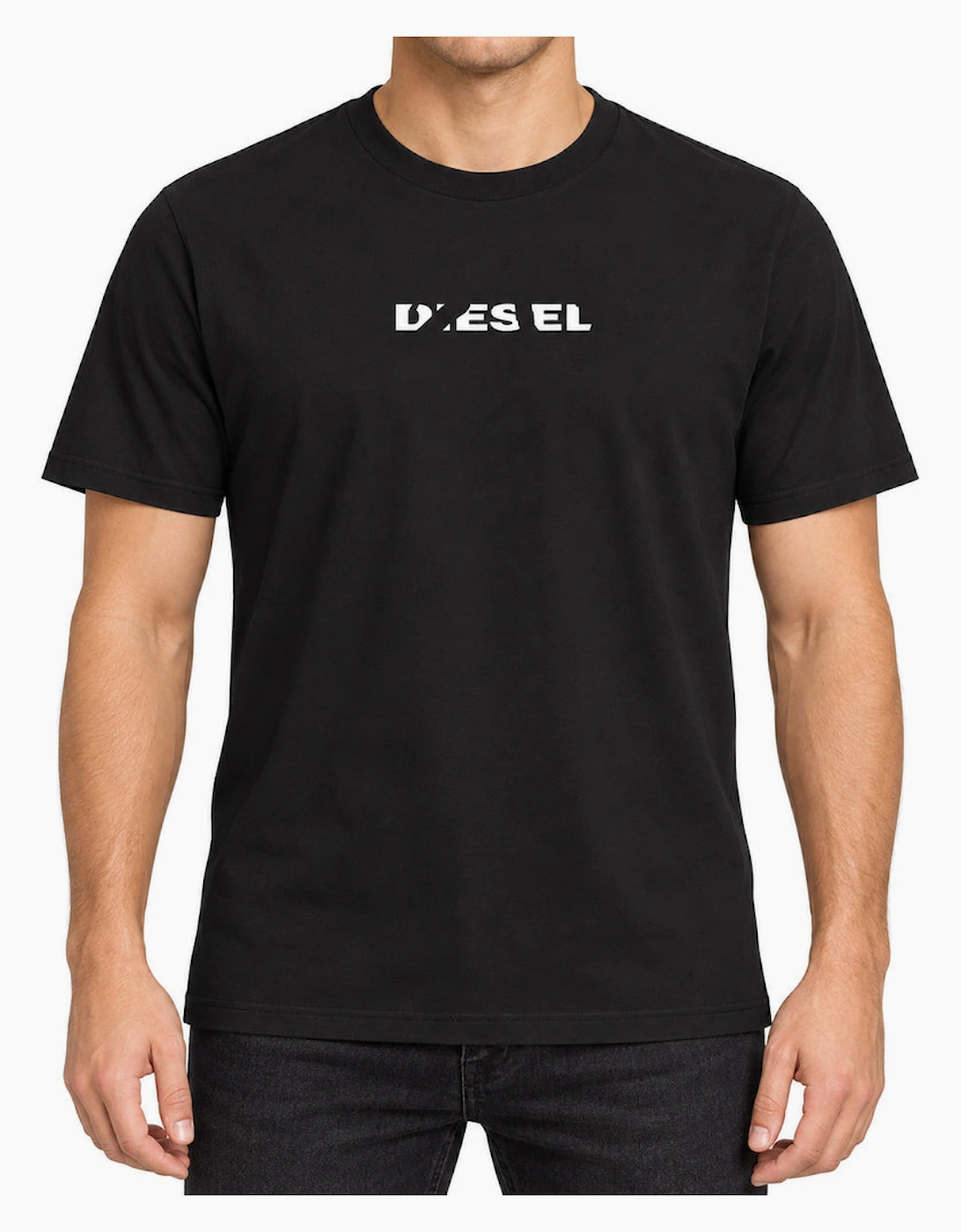 Diesel T-Just 250231 Off Black Men's T-Shirt