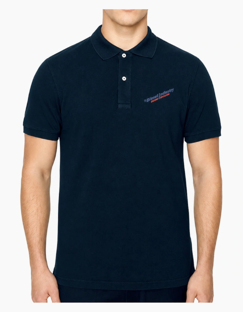 Diesel T-Smith-Ind Navy Blue Men's Polo Shirt