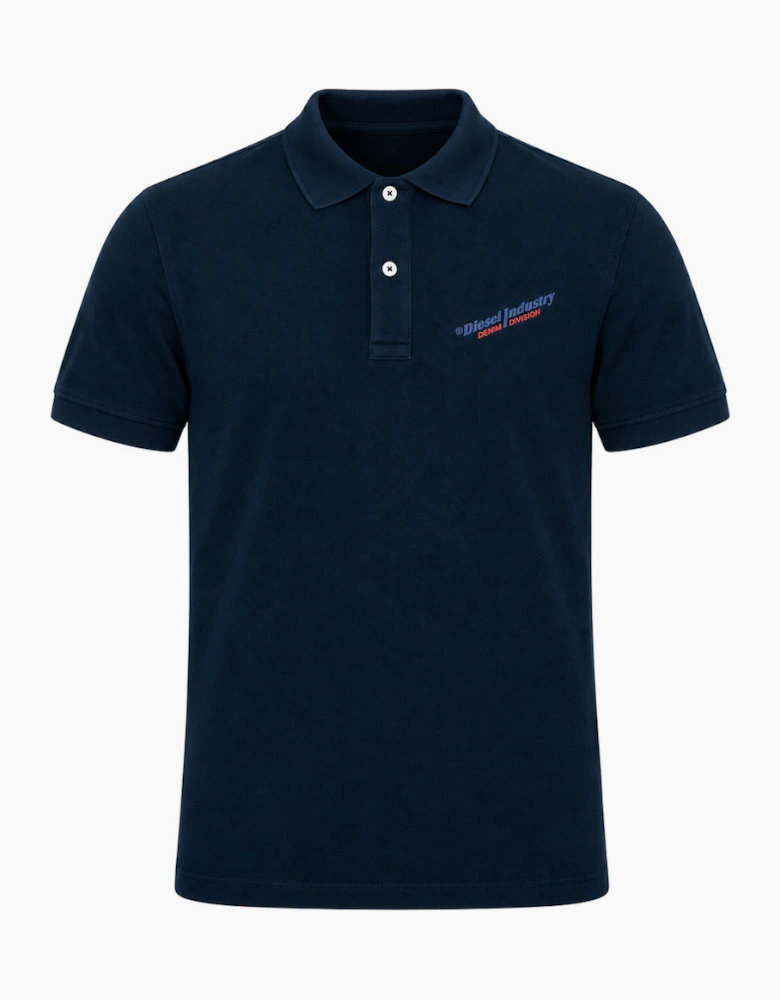 Diesel T-Smith-Ind Navy Blue Men's Polo Shirt