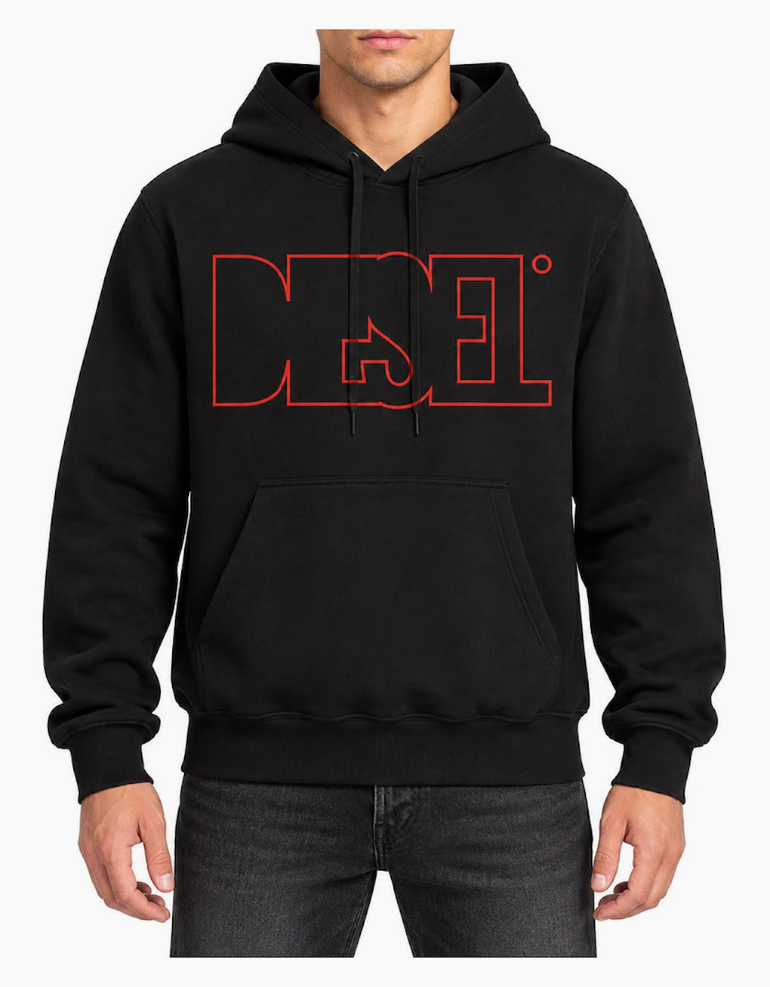 Diesel S-Ginn-Hood 260110 Off Black Men's Hoodie