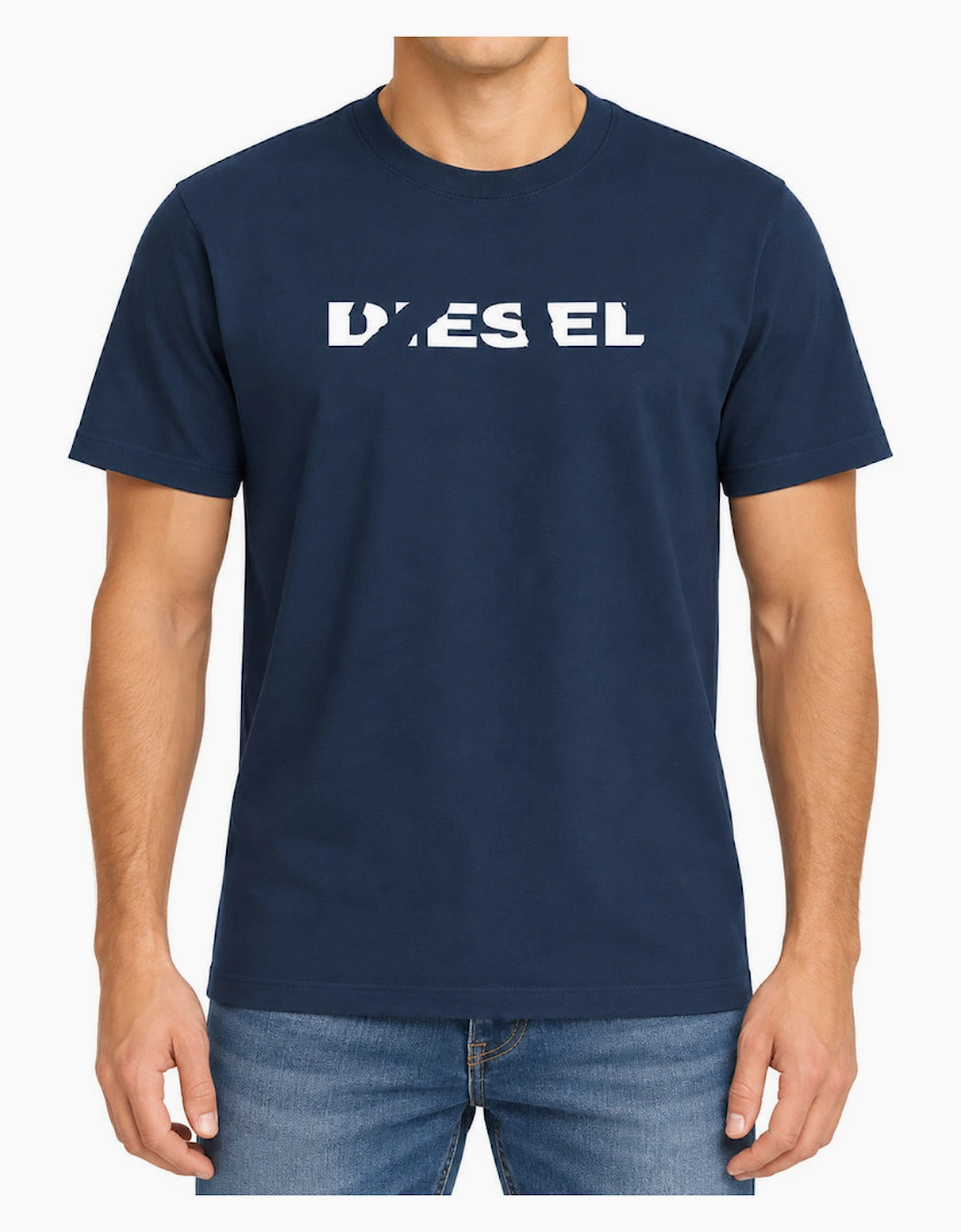 Diesel T-Just 250232 Off Navy Blue Men's T-Shirt