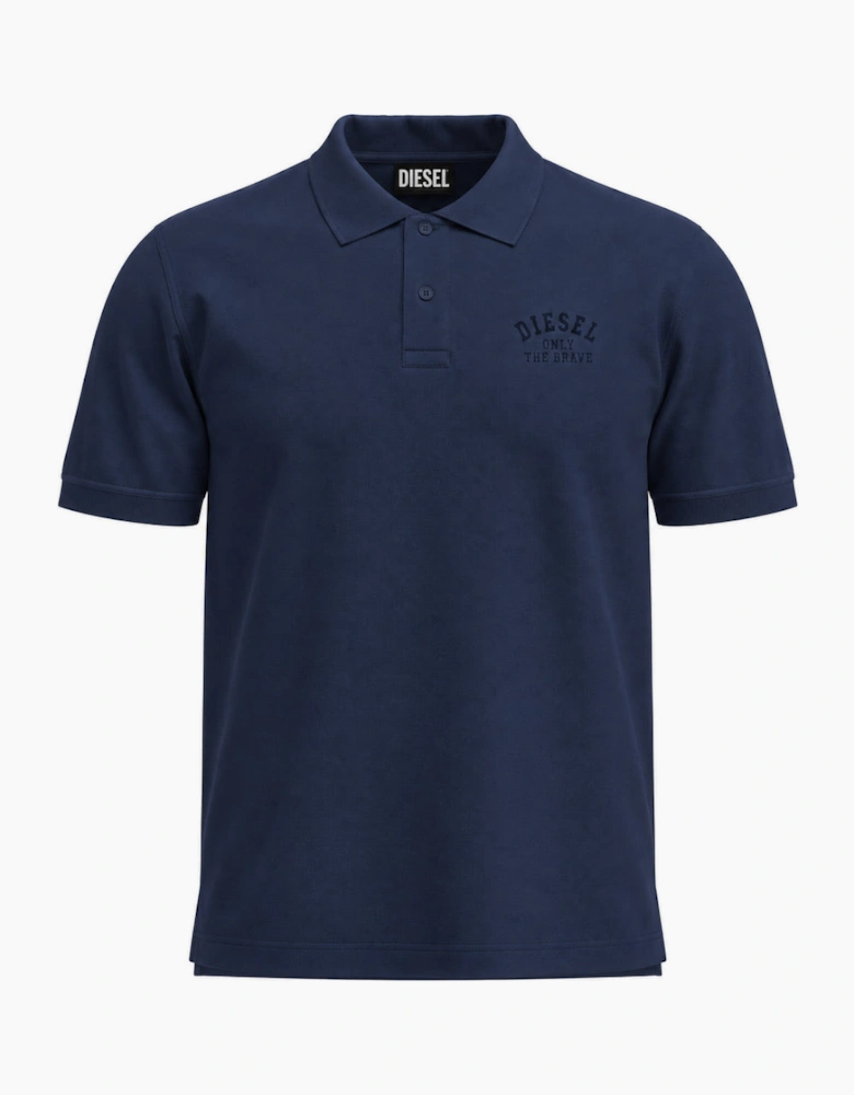 Diesel T-Smith 260105 Off Navy Blue Men's Polo Shirt