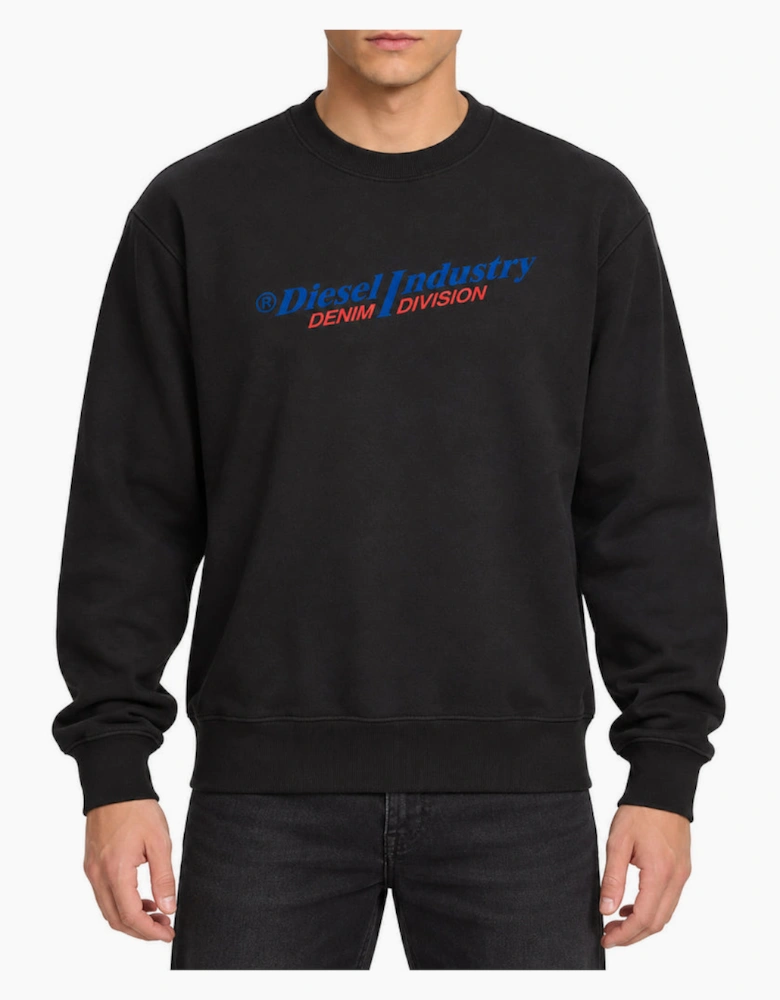 Diesel S-Ginn New Industries Black Men's Sweatshirt