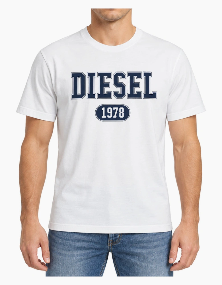 Diesel T-Diegor 1-A White Men's T-Shirt