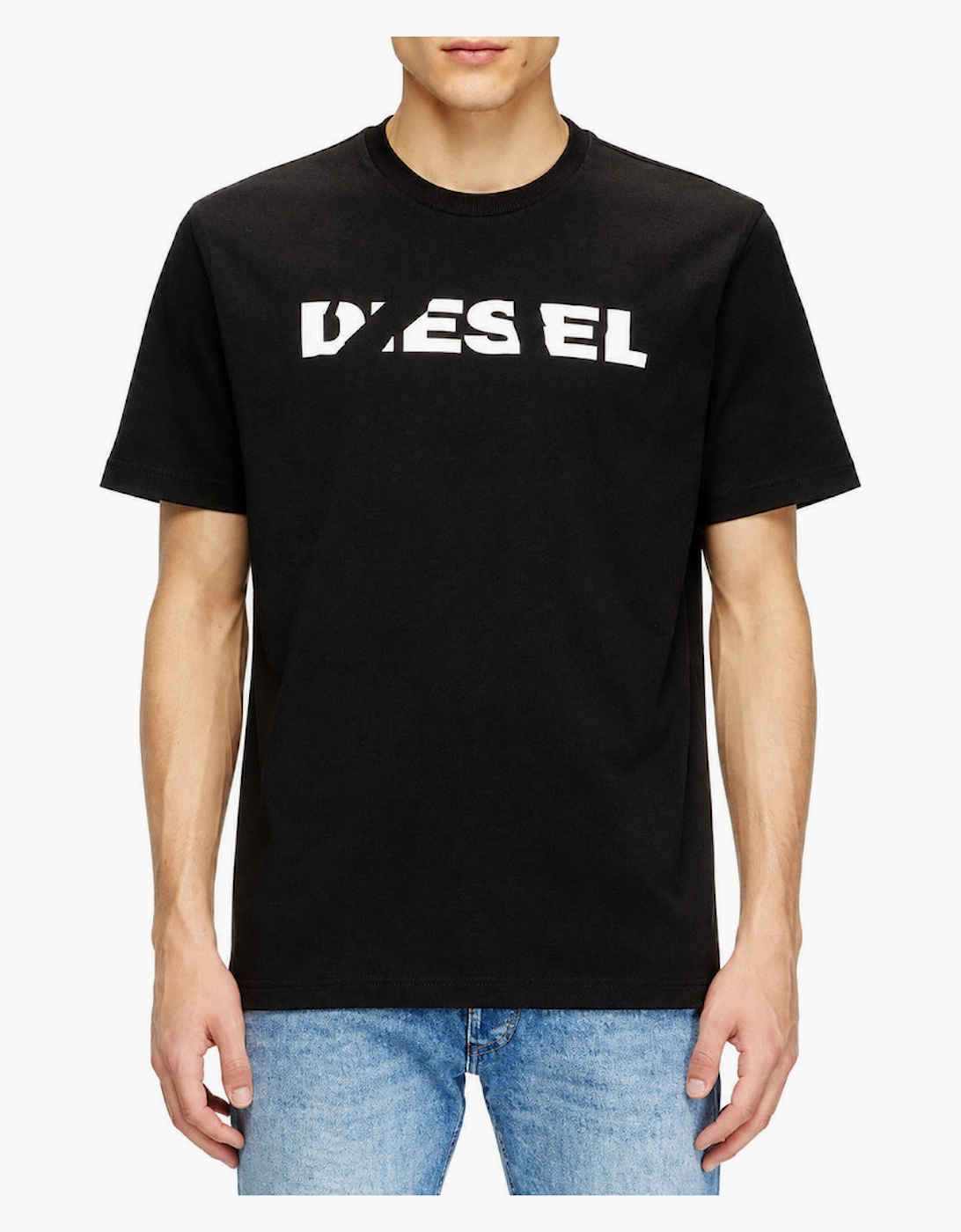 Diesel T-Just 250232 Off Black Men's T-Shirt
