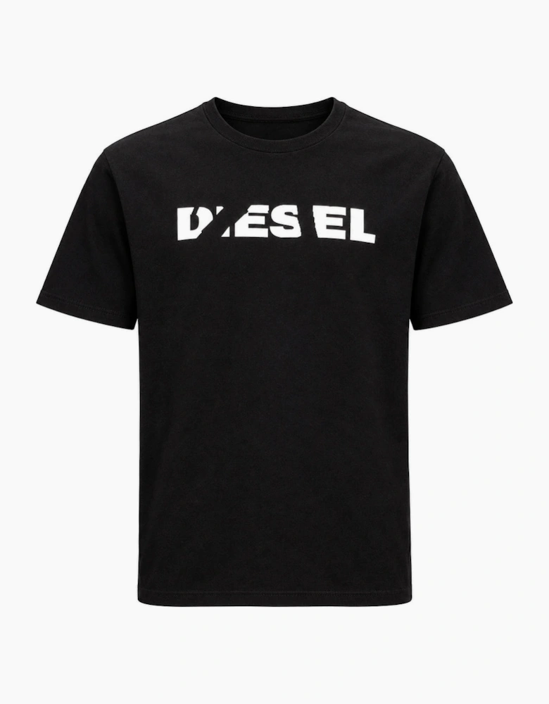 Diesel T-Just 250232 Off Black Men's T-Shirt